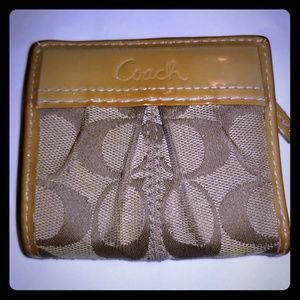 Coach Soho pleated wallet